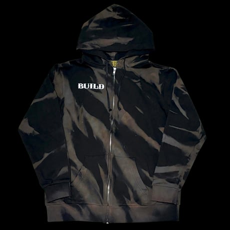 Build Thunder Tie Dye Zip Hoodie