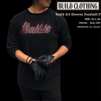 Build 3/4 Sleeves Football-T