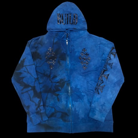 Build Tie Dye Zip Hoodie