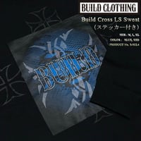 Build Cross LS Sweat (ステッカー付き)