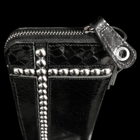 Build Snake Skin Long Wallet（BLK/SILVER Ver.）