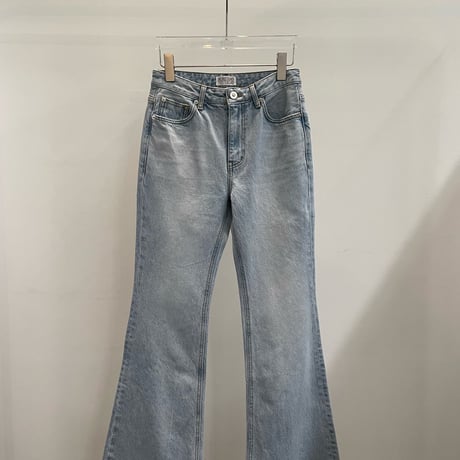 flared denim