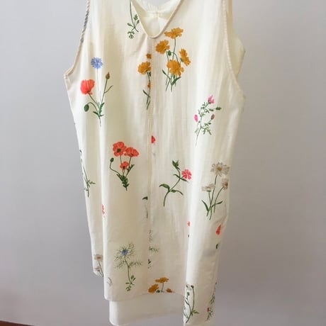 予約販売　Floral Print Sleeveless Dress