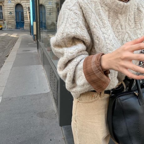 Wool Roger twist knit