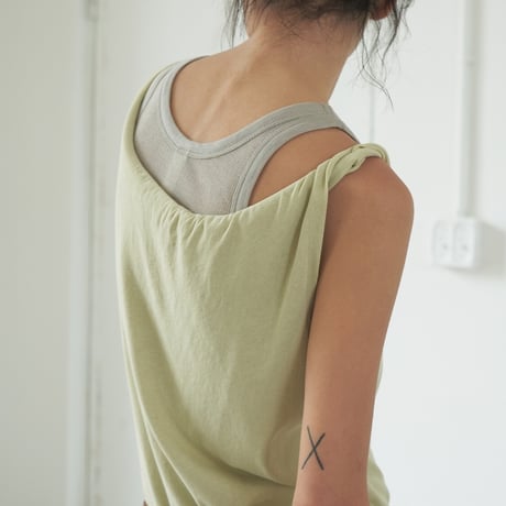 "Verso" Draped two-way mini dress