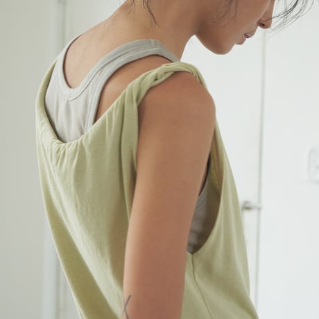 "Verso" Draped two-way mini dress