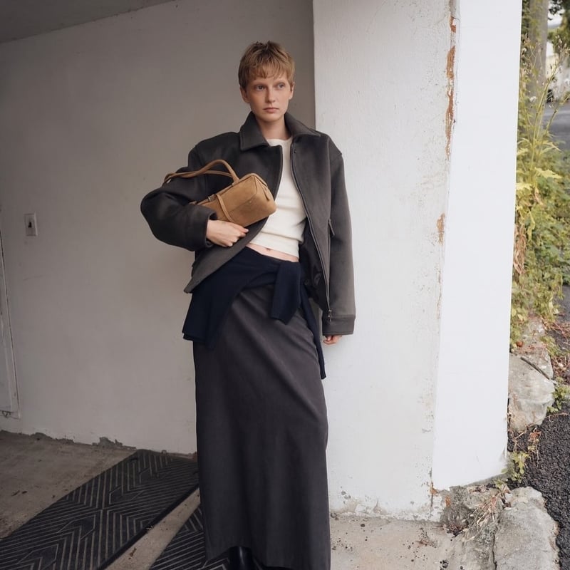 Oversized Wool Blend Jacket | Ir 