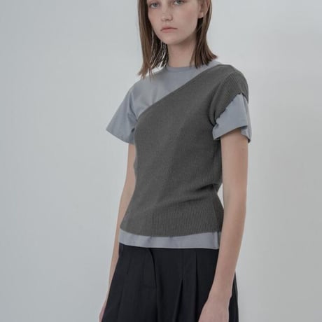 one shoulder knit