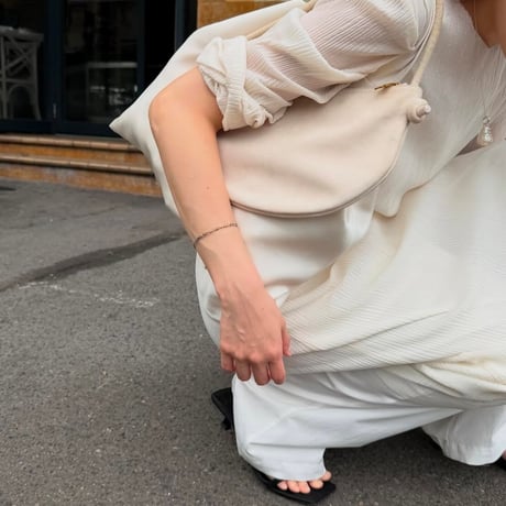 予約販売　Soft Pleated Sheer Dress