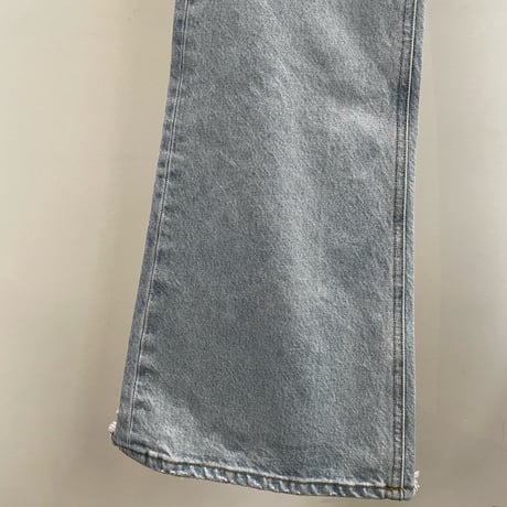 flared denim
