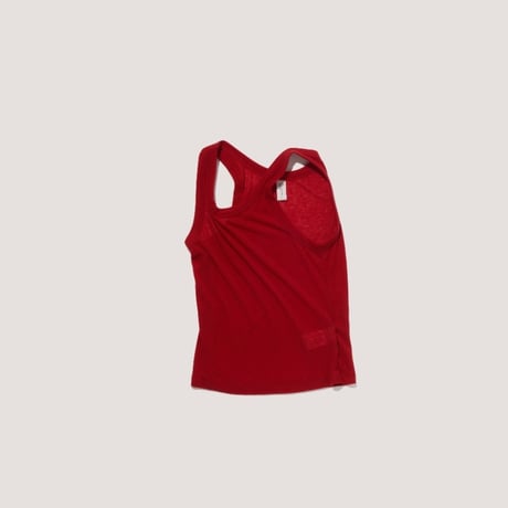 "Verso" Sheer ribbed sleeveless top