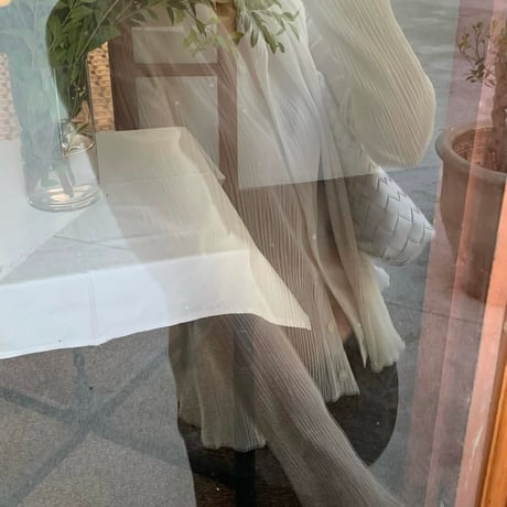 予約販売　Frida pleats cardigan & muffler