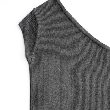 one shoulder knit