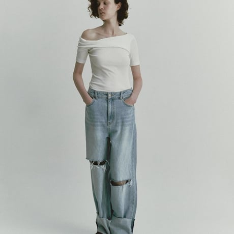 Off-Shoulder Batwing Top