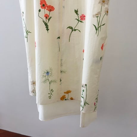予約販売　Floral Print Sleeveless Dress