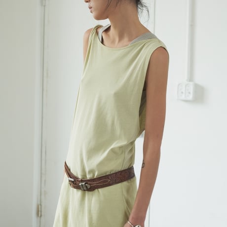 "Verso" Draped two-way mini dress