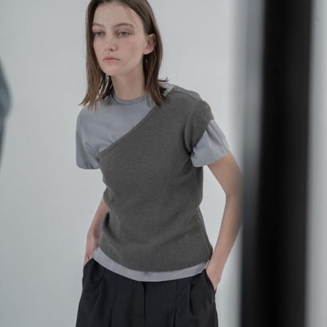 one shoulder knit