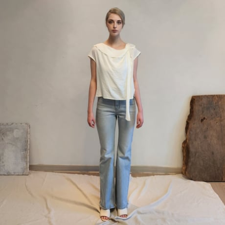 flared denim