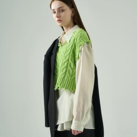 knit vintage vest