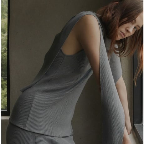 RIbbed  Cotton  Knitted  Shawl  Muffler