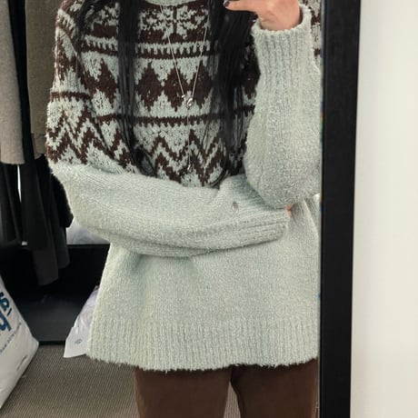 Fair Isle Knit Sweater
