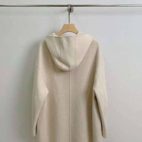 Cashmere Hooded Wool Coat