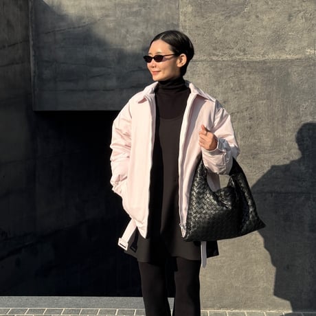 Soft Pink Padded Down Jacket