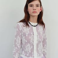 Flolal lace blouse