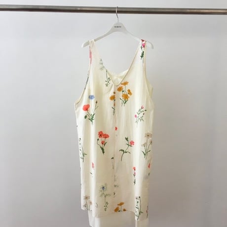 予約販売　Floral Print Sleeveless Dress