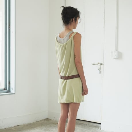 "Verso" Draped two-way mini dress