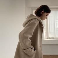 Hoodie handmade long coat