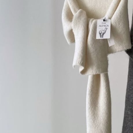 予約販売　Alpaca Sleeve Warmer Wrap