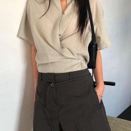 予約販売　Wrap Waist Blouse