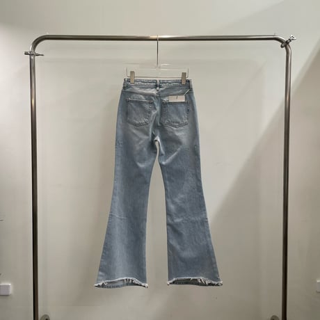flared denim