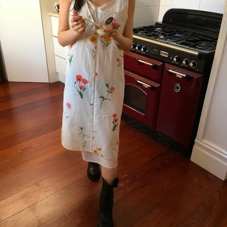予約販売　Floral Print Sleeveless Dress