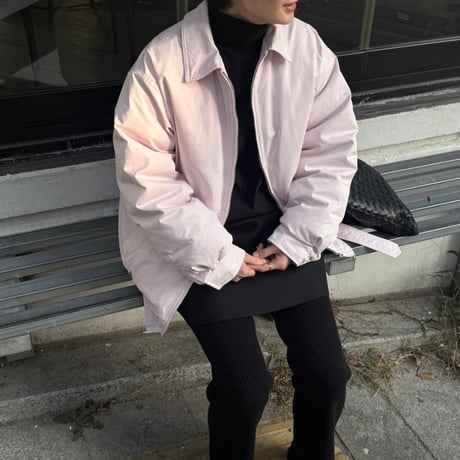 Soft Pink Padded Down Jacket