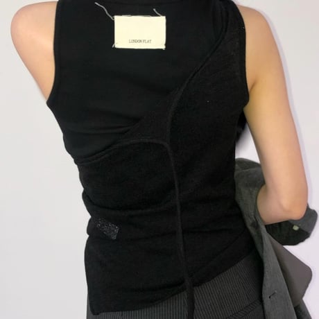 Black Draped Top