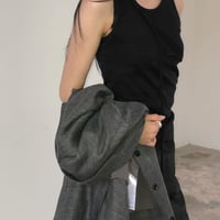 Black Draped Top