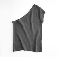 one shoulder knit