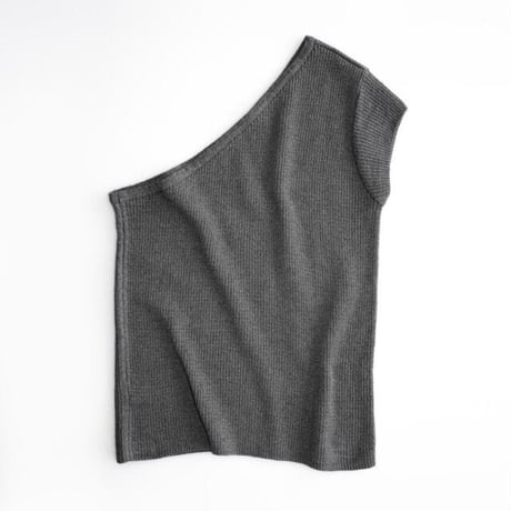 one shoulder knit