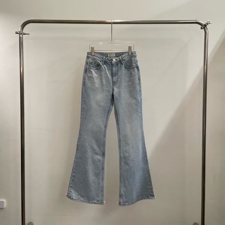 flared denim