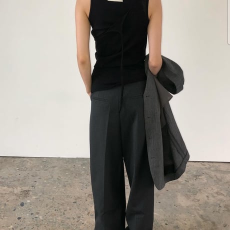 Black Draped Top