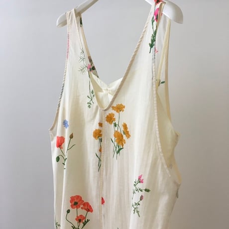 予約販売　Floral Print Sleeveless Dress