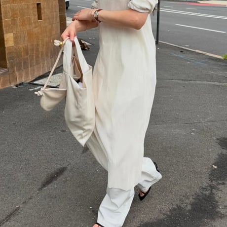 予約販売　Soft Pleated Sheer Dress
