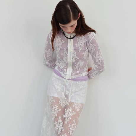 Flolal lace blouse