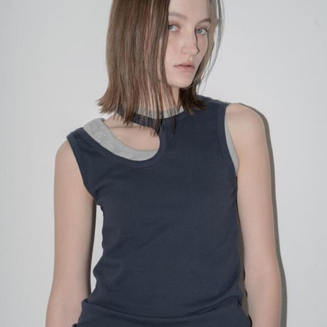 Assymetry tank top