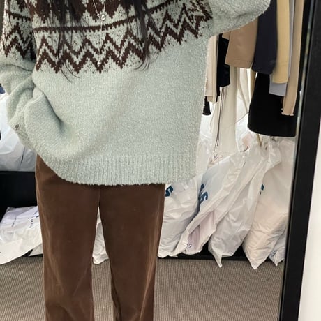 Fair Isle Knit Sweater