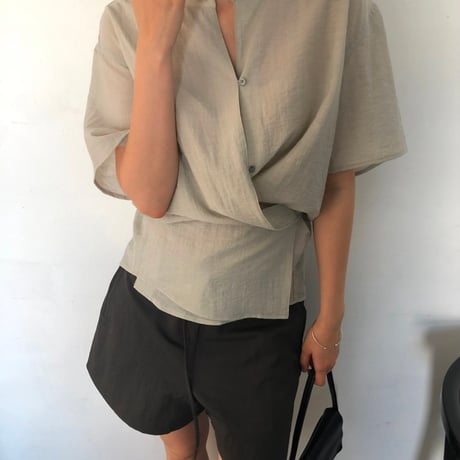 予約販売　Wrap Waist Blouse