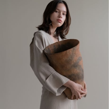 Sand V dress