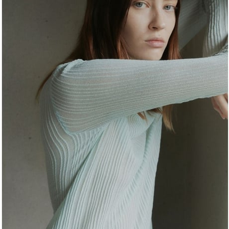Side Ribbed knitted Top